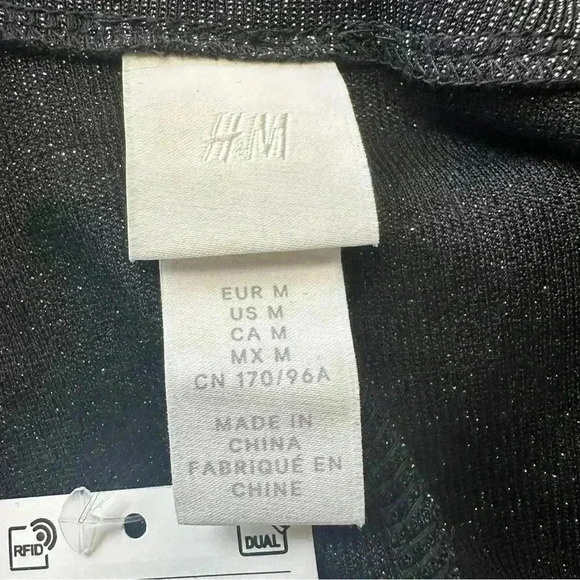 H&M Shimmering Gray Midi Dress - Picture 8 of 11